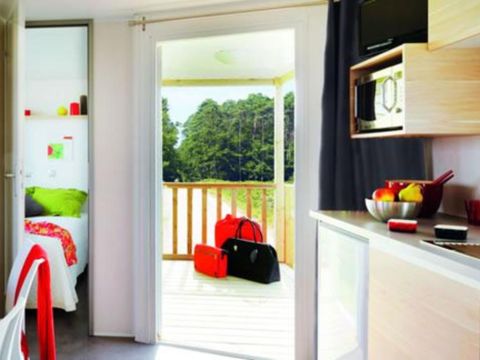 MOBILHOME 4 personnes - Mobil Home Ty Lok 3 Pièces 4 Personnes + TV