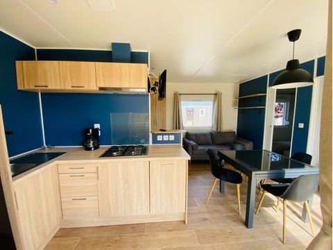 MOBILHOME 6 personnes - Mobil Home Ty Brehat Lac BMH 4 Pièces 6 Personnes Climatisé + TV