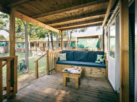MOBILHOME 6 personnes - Mobil-home | Comfort | 3 Ch. | 6 Pers. | Terrasse Lounge | Clim.
