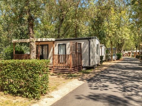 MOBILHOME 6 personnes - Mobil-home | Comfort | 2 Ch. | 4/6 Pers. | Terrasse couverte | 1 SDB | Clim. | TV