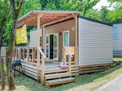 MOBILHOME 4 personnes - Mobil-home | Comfort | 2 Ch. | 4 Pers. | Terrasse couverte | 1 SDB | Clim.