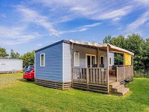 MOBILHOME 6 personnes - Mobil-home | Comfort | 3 Ch. | 6 Pers. | Terrasse couverte | 1 SDB | Clim.