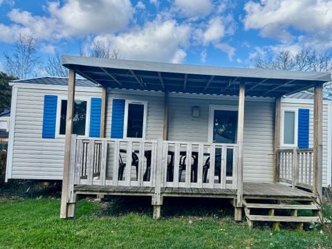 MOBILHOME 6 personnes - 3 chambres - terrasse bois - TV - 6 pers