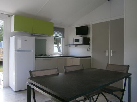 MOBILHOME 4 personnes - 3 chambres - terrasse bois - TV - 4 pers