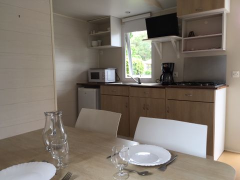 MOBILHOME 4 personnes - 2 chambres -terrasse bois - TV
