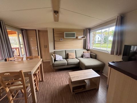 MOBILHOME 6 personnes - 3 chambres - terrasse couverte - TV -
