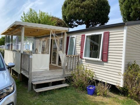 MOBILHOME 6 personnes - 3 chambres - terrasse couverte - TV -