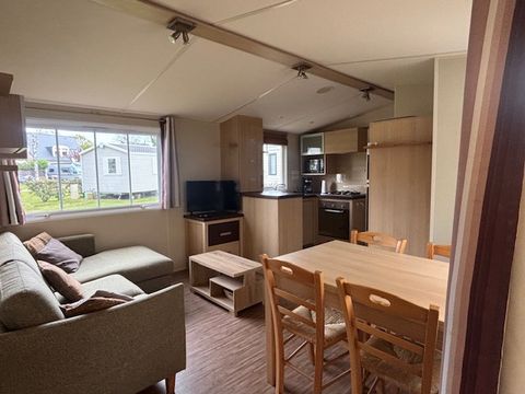 MOBILHOME 6 personnes - 3 chambres - terrasse couverte - TV -
