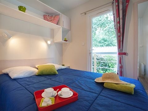 MOBILHOME 6 personnes - Comfort | 3 Ch. | 6 Pers. | Terrasse surélevée | Clim. | TV