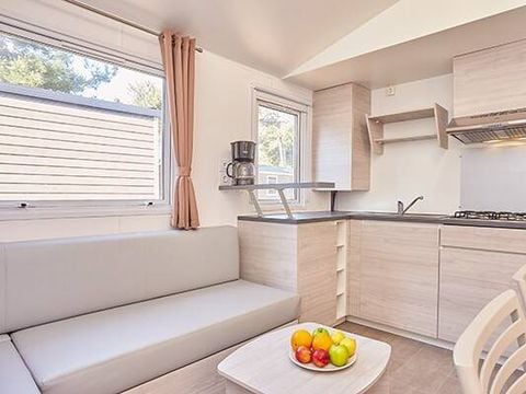 MOBILHOME 6 personnes - Premium | 3 Ch. | 6 Pers. | Terrasse surélevée