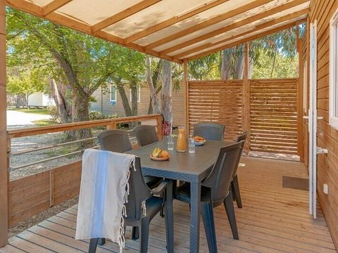 MOBILHOME 6 personnes - Premium | 3 Ch. | 6 Pers. | Terrasse surélevée