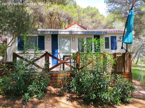 MOBILHOME 4 personnes - Savanah CONFORT -2 chambres 30m²- *Clim, terrasse, TV*