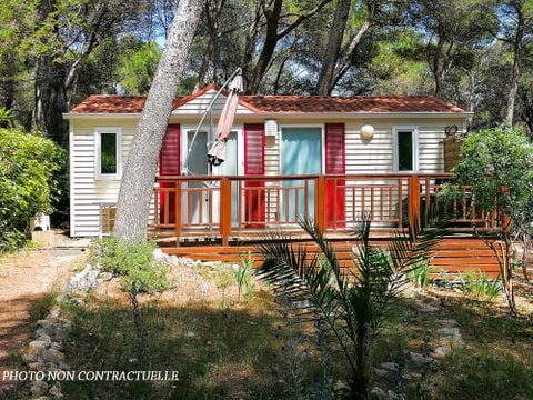 MOBILHOME 4 personnes - Florès CONFORT -2 chambres 30m²- *Clim, terrasse, TV*