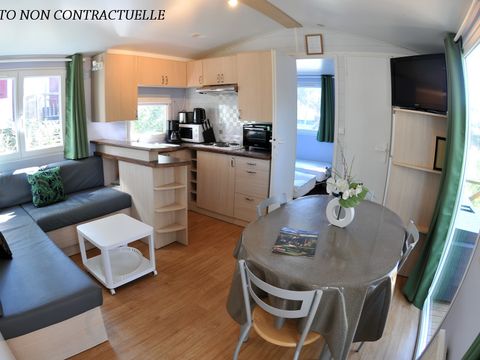 MOBILHOME 4 personnes - Florès CONFORT -2 chambres 30m²- *Clim, terrasse, TV*