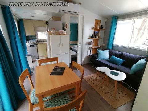 MOBILHOME 6 personnes - Grand Large CONFORT -2 chambres 30m²- *Clim, terrasse, TV*