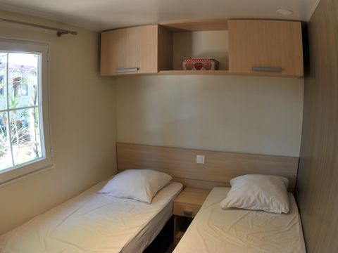 MOBILHOME 6 personnes - Baltimore PREMIUM -2 chambres 40m²- *Clim, terrasse, TV*