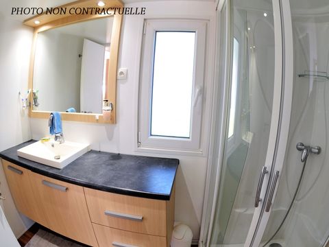 MOBILHOME 6 personnes - Baltimore PREMIUM -2 chambres 40m²- *Clim, terrasse, TV*