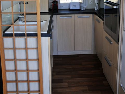 MOBILHOME 6 personnes - Charleston PREMIUM -2 chambres 40m²- *Clim, terrasse, TV*