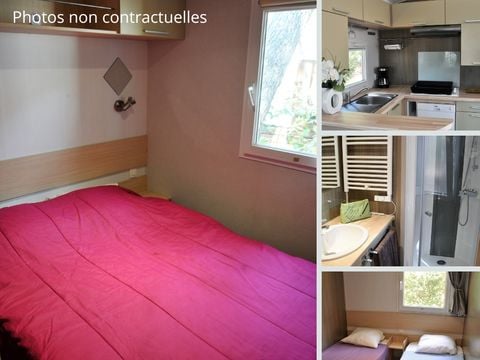 Mobilhome 4 personnes - Maldives CONFORT -2 chambres 32m²- *Clim, terrasse, TV*