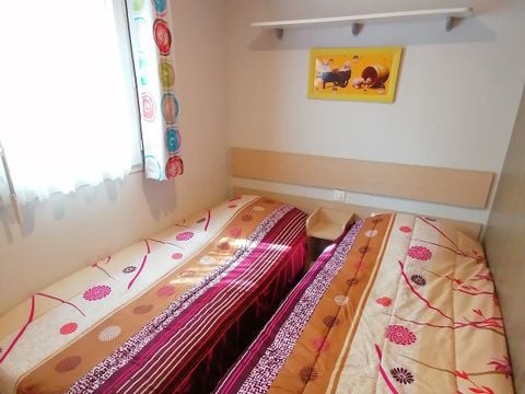 Mobilhome 6 personnes - Florès 3 CONFORT -3 chambres 35m²- *Clim, terrasse, TV*