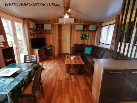 MOBILHOME 6 personnes - Manado PREMIUM -2 chambres 40m²- *Clim, terrasse, TV*