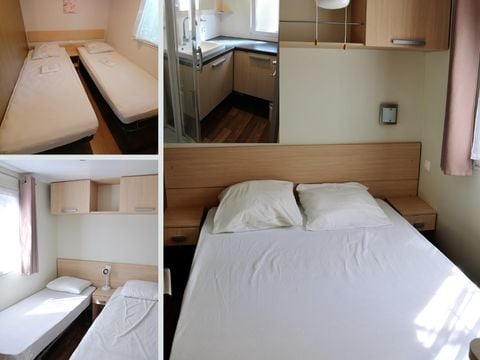 Mobilhome 6 personnes - Blueberry 3 PREMIUM -2 chambres 40m²- *Clim, terrasse, TV*