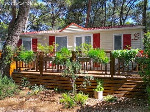 Mobilhome 4 personnes - Sumba CONFORT -2 chambres 32m²- *Clim, terrasse, TV*