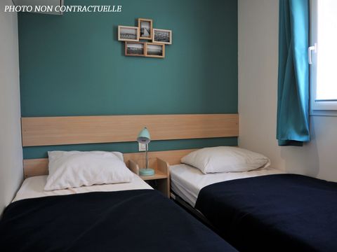 MOBILHOME 4 personnes - Grand Large CONFORT -2 chambres 30m²- *Clim, terrasse, TV*