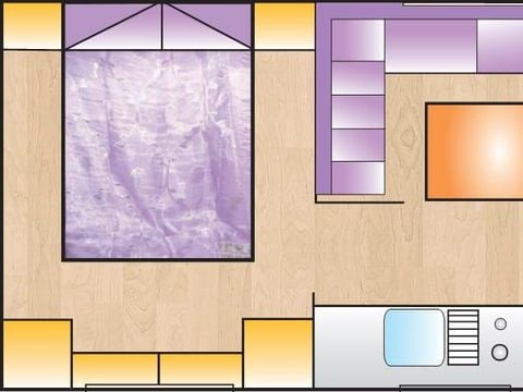 MOBILHOME 4 personnes - BASIC