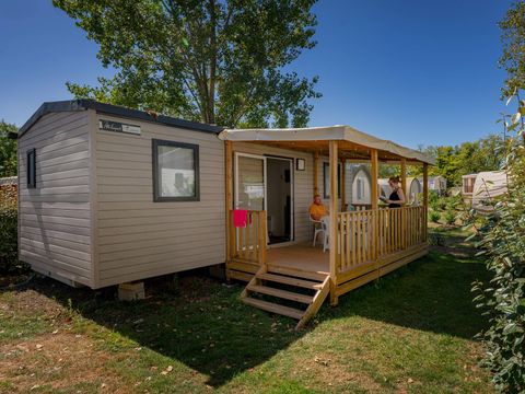 MOBILHOME 6 personnes - Comfort | 2 Ch. | 4/6 Pers. | Terrasse surélevée | Clim.