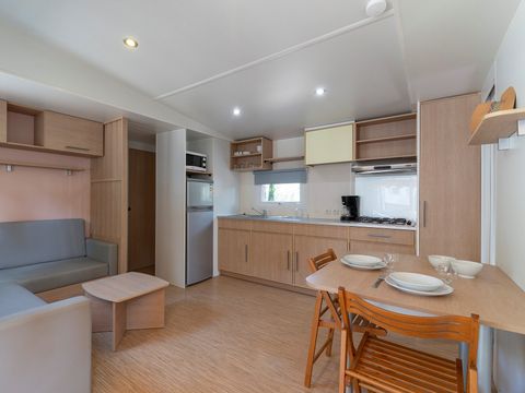 Mobilhome 6 personnes - Comfort XL | 3 Ch. | 6 Pers. | Terrasse surélevée | Clim.