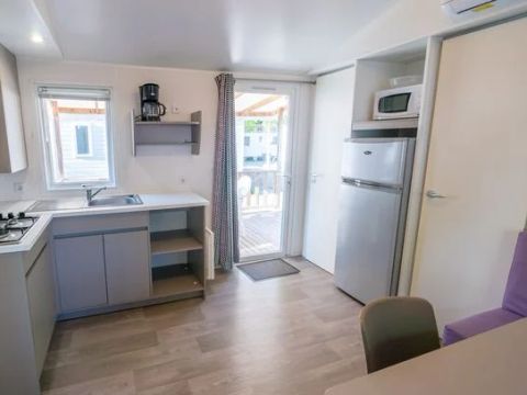 MOBILHOME 6 personnes - Comfort | 3 Ch. | 6 Pers. | Terrasse surélevée | Clim.