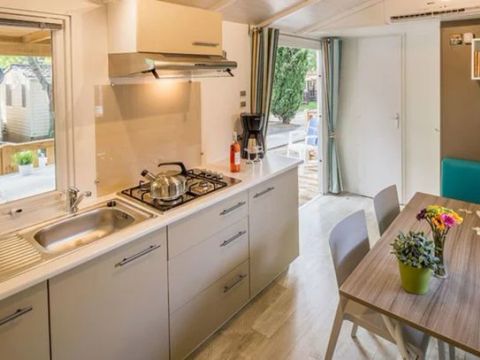 Mobilhome 5 personnes - Comfort | 2 Ch. | 5 Pers. | Terrasse surélevée | Clim.