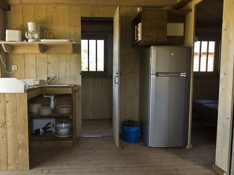 Tente en toile et en bois 6 personnes - Lodge