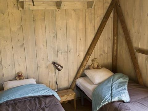 TENTE TOILE ET BOIS 6 personnes - Lodge