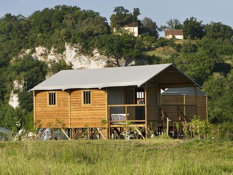 Tente en toile et en bois 6 personnes - Lodge