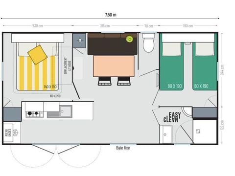 MOBILHOME 6 personnes - Mobilhome 6 personnes