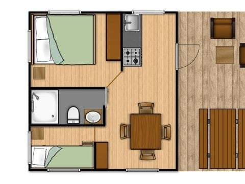 TENTE 4 personnes - Woody