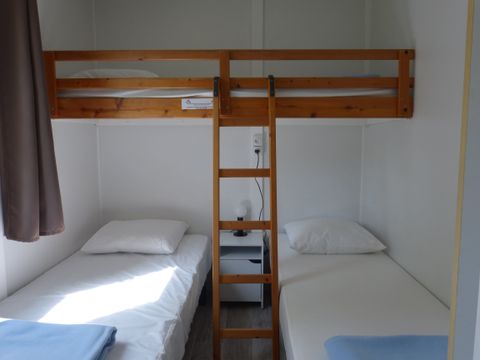 Chalet 5 personnes - 22m² - 2 chambres - Terrasse couverte 10m²