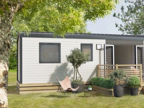 MOBILHOME 6 personnes - 32m² - 3 chambres + terrasse semi couverte 22 m²