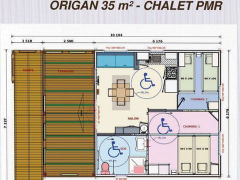 CHALET 4 personnes - PMR 