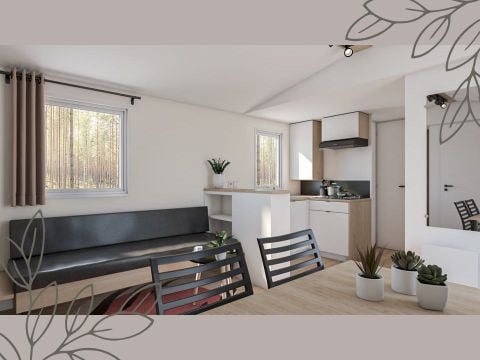 MOBILHOME 6 personnes - Mobil-home Montrognon XL