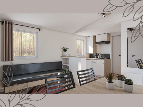 MOBILHOME 5 personnes - Mobil-home Montrognon confort +