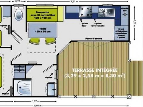 MOBILHOME 4 personnes - SOLEO