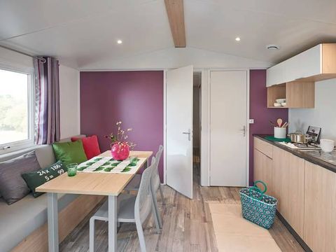 MOBILHOME 2 personnes - Mobil-home | Comfort | 1 Ch. | 2 Pers. | Terrasse surélevée | Clim. | TV
