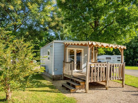 MOBILHOME 2 personnes - Mobil-home | Comfort | 1 Ch. | 2 Pers. | Terrasse surélevée | Clim. | TV