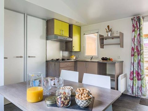 MOBILHOME 6 personnes - Mobil-home | Comfort | 3 Ch. | 6 Pers. | Terrasse surélevée | TV