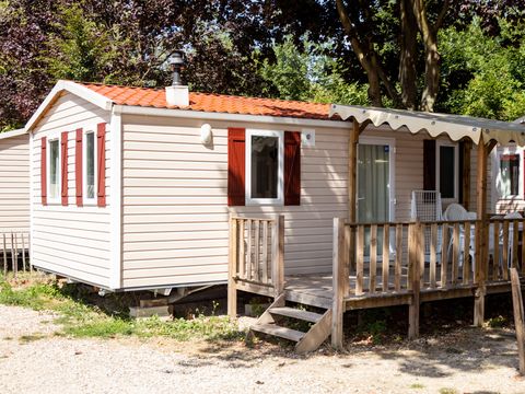 MOBILHOME 3 personnes - Classic | 2 Ch. | 3 Pers. | Terrasse surélevée | TV