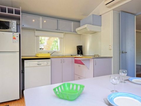 MOBILHOME 2 personnes - Mobil-home | Classic | 1 Ch. | 2 Pers. | Terrasse surélevée non couverte | Clim. | TV