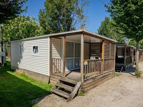 MOBILHOME 2 personnes - Mobil-home | Classic | 1 Ch. | 2 Pers. | Terrasse surélevée non couverte | Clim. | TV